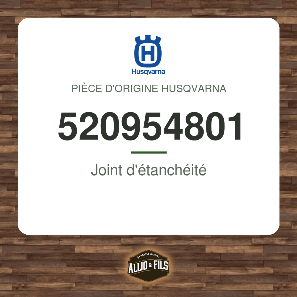 Joint d'étanchéité - Husqvarna 520954801