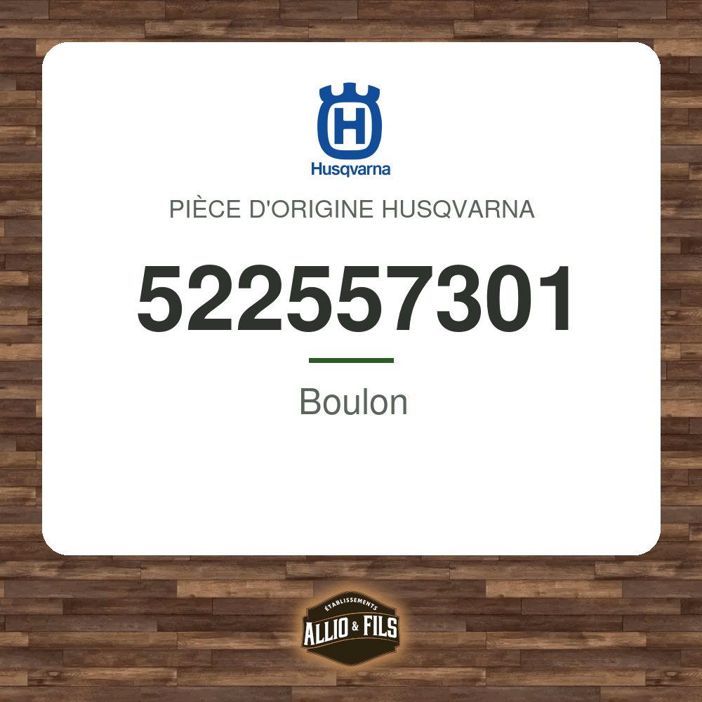 Boulon - Husqvarna 522557301