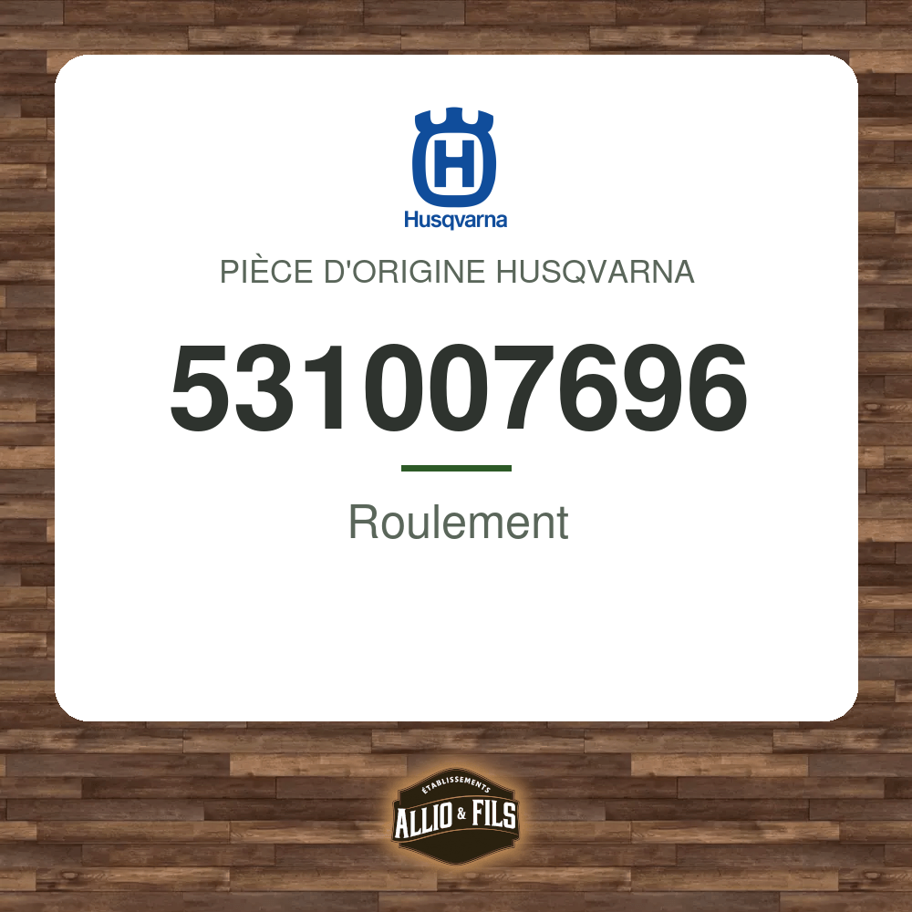 Roulement - Husqvarna 531007696