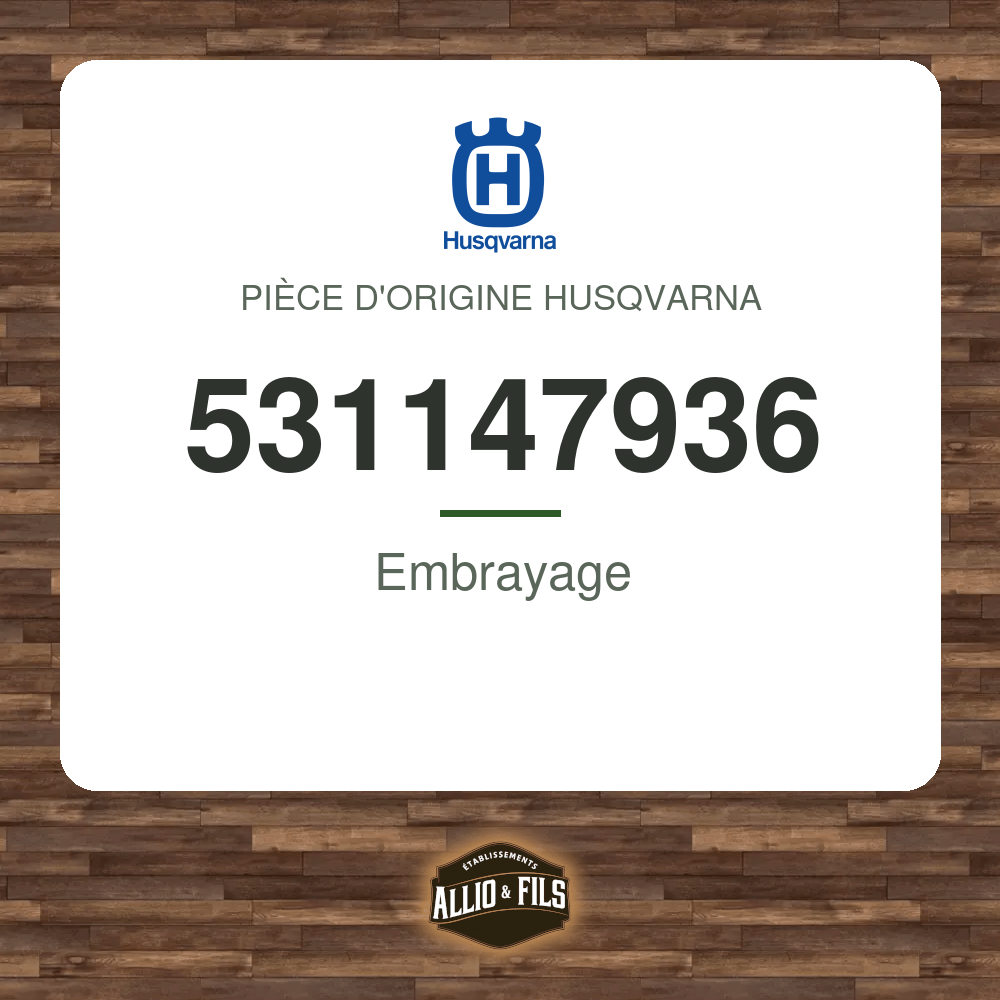 Embrayage - Husqvarna 531147936