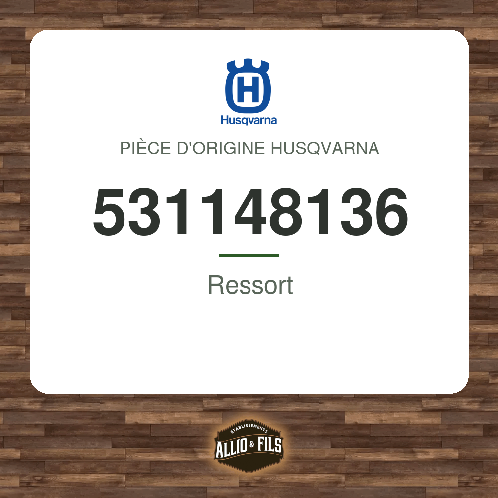 Ressort - Husqvarna 531148136