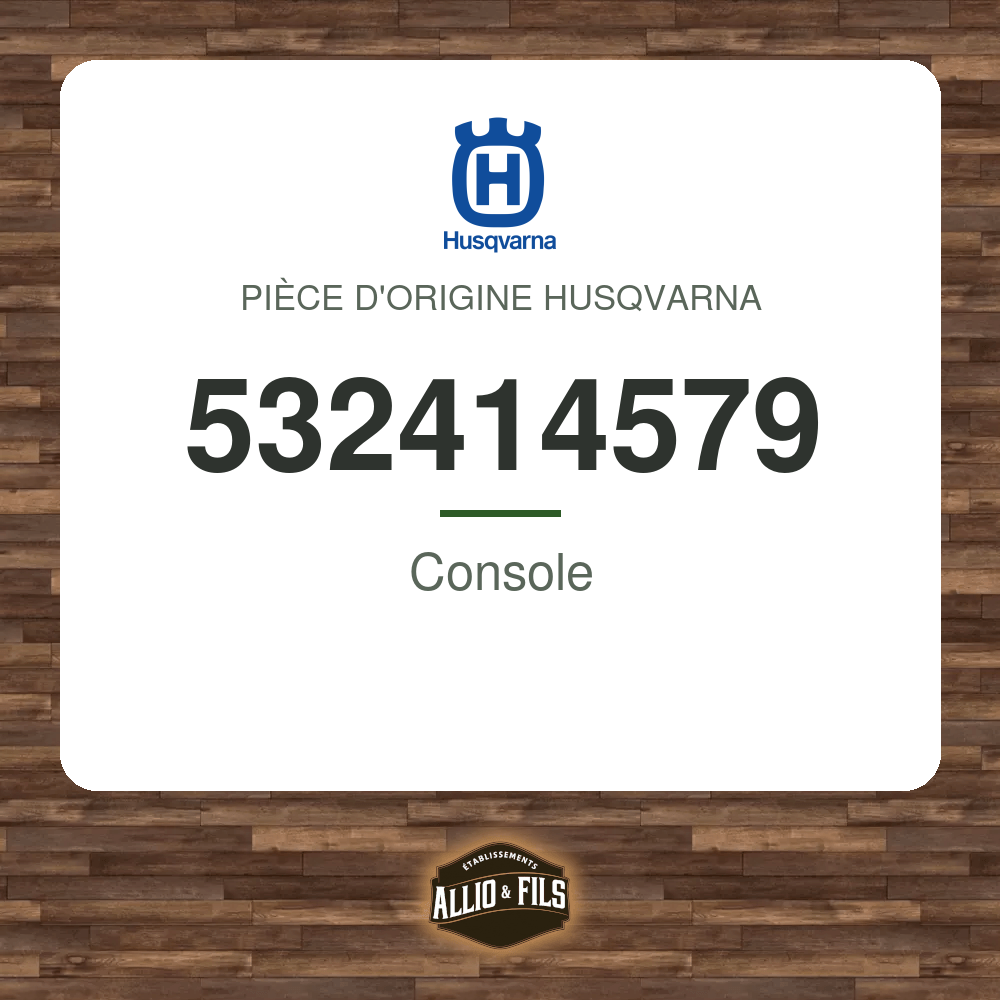 Console - Husqvarna 532414579