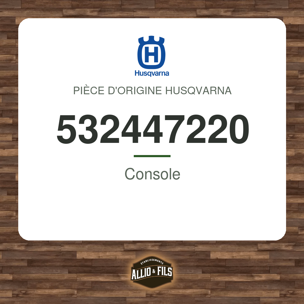 Console - Husqvarna 532447220
