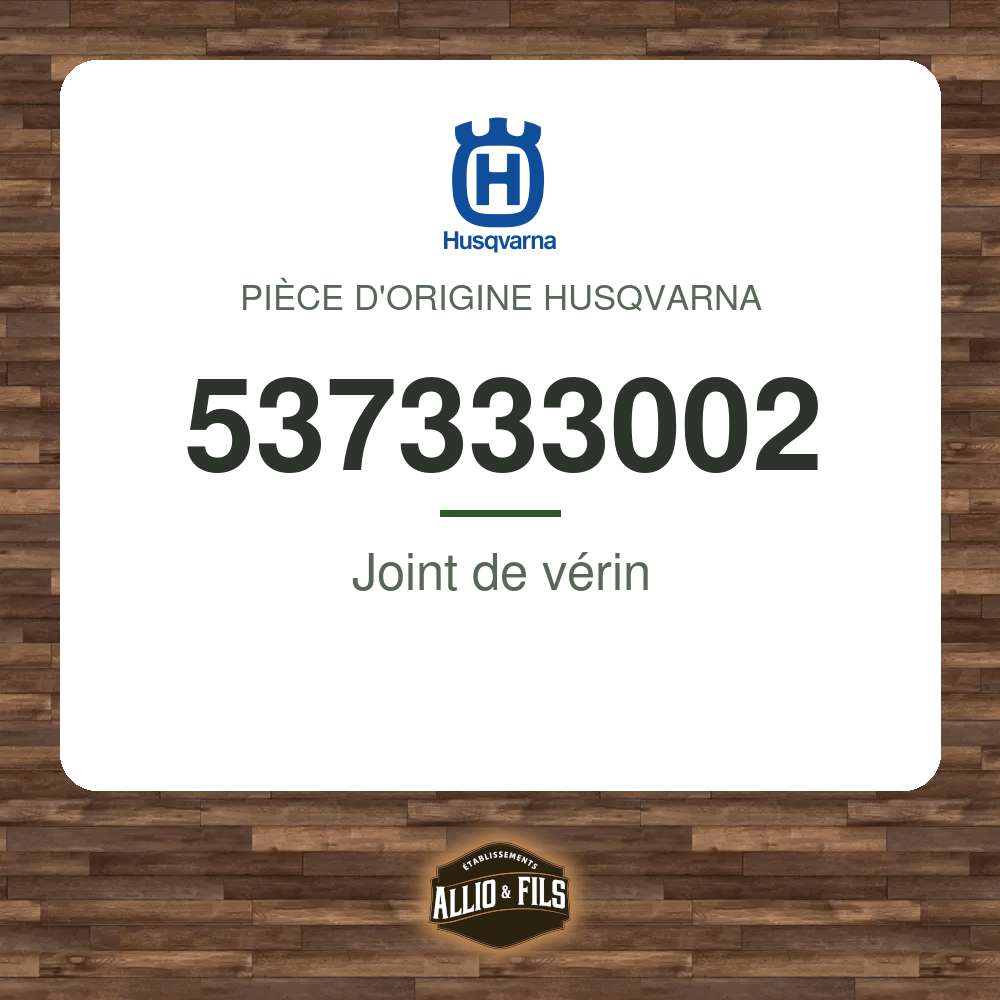 Joint de vérin - Husqvarna 537333002