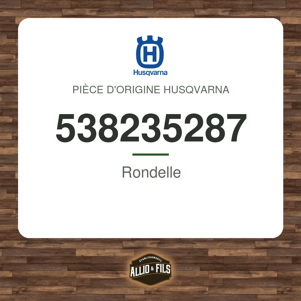 Rondelle - Husqvarna 538235287