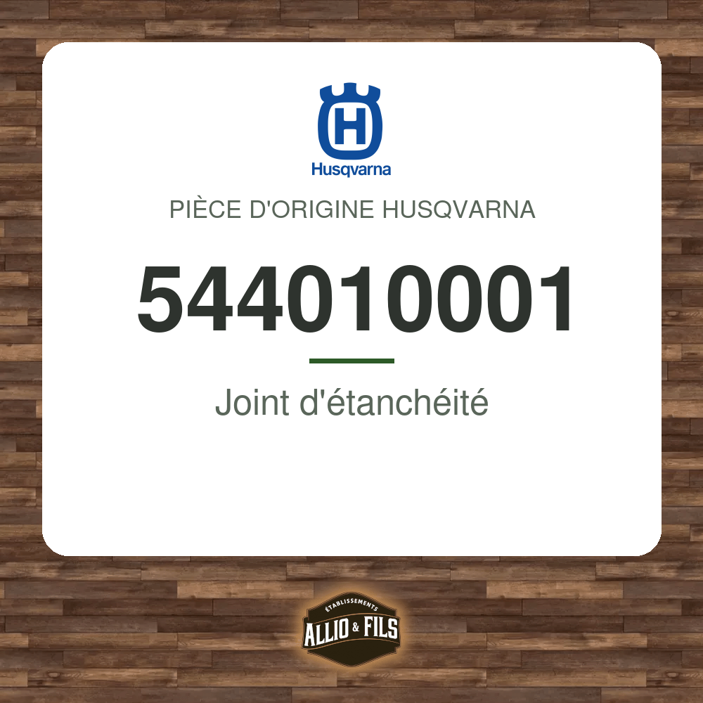 Joint d'étanchéité - Husqvarna 544010001