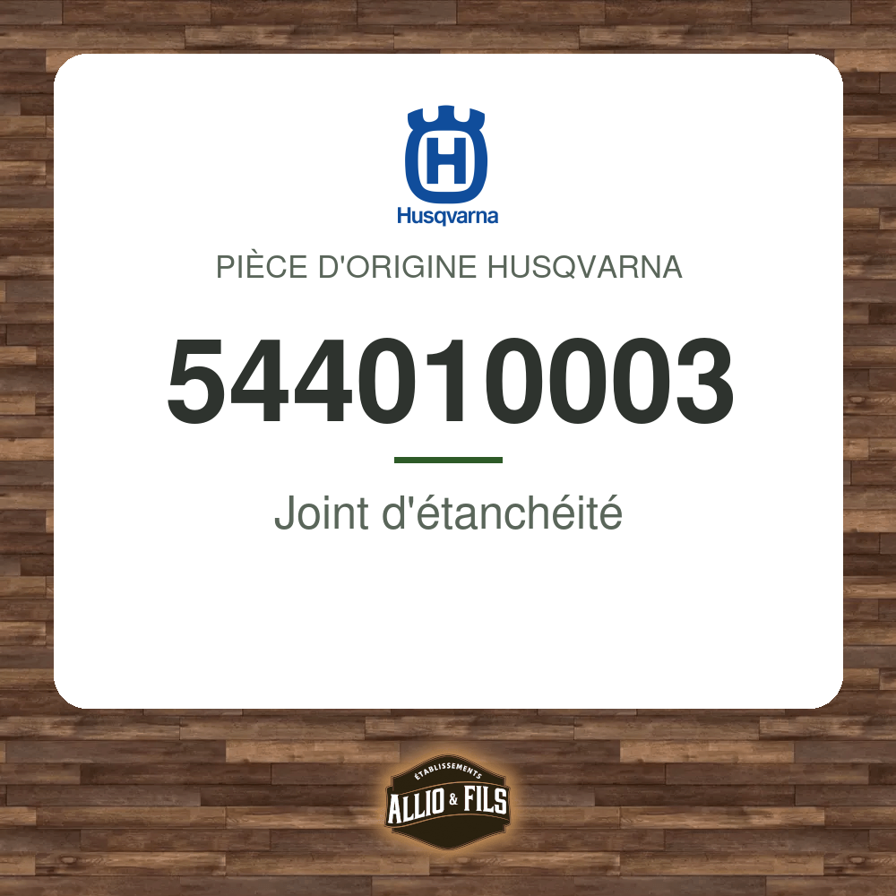 Joint d'étanchéité - Husqvarna 544010003