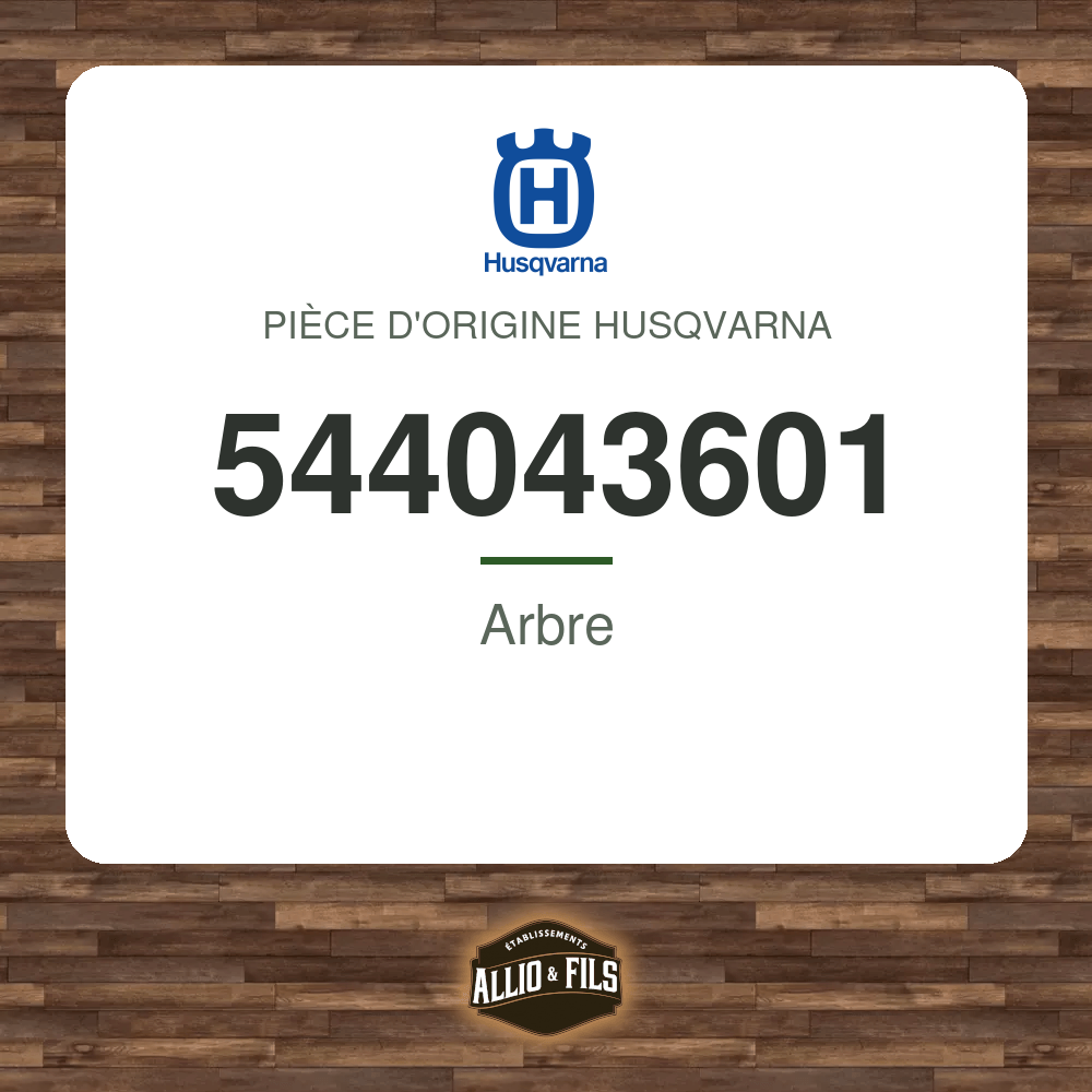 Arbre - Husqvarna 544043601