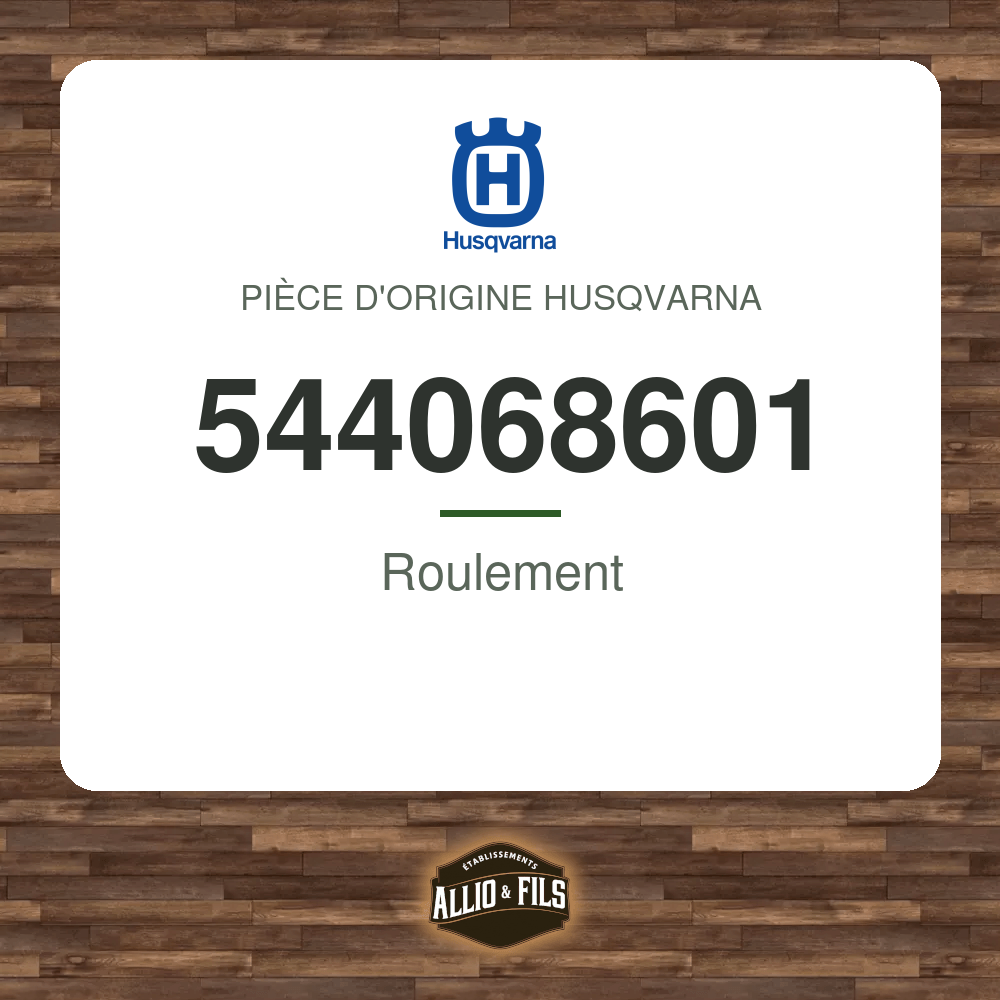 Roulement - Husqvarna 544068601