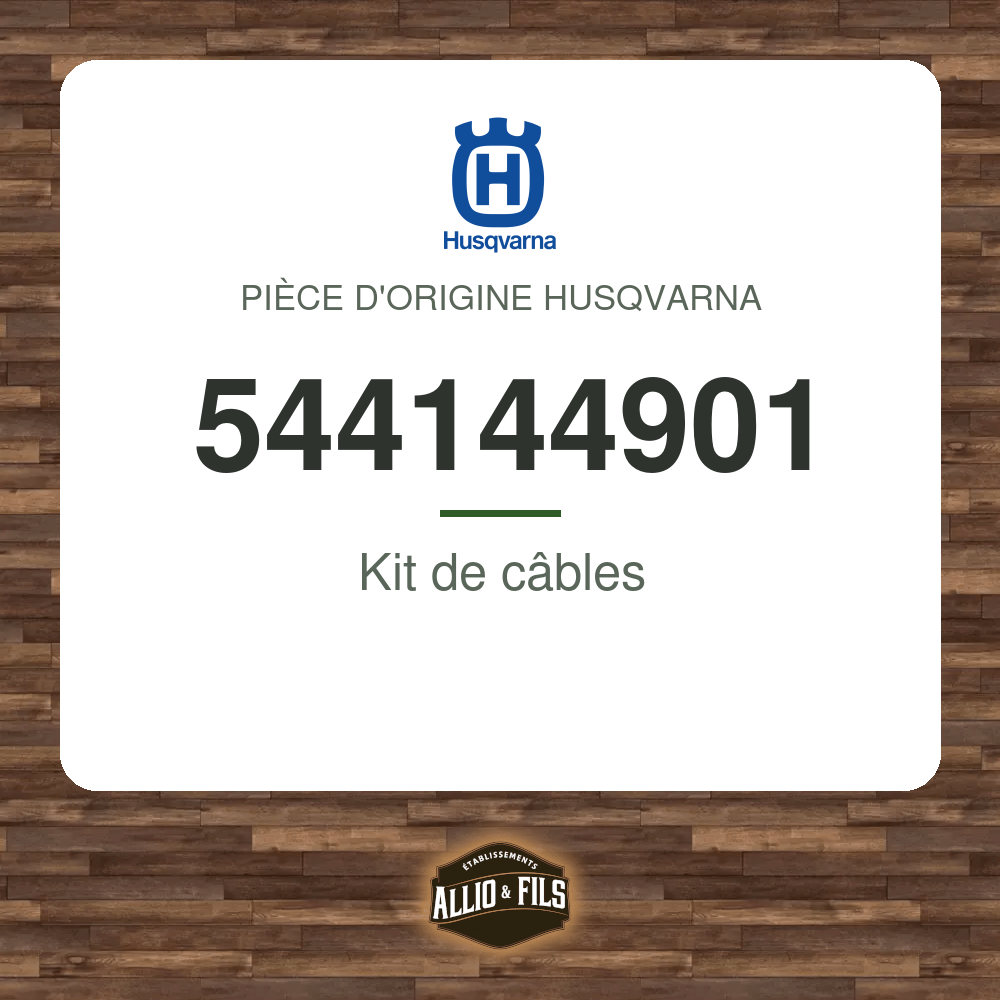 Kit de câbles - Husqvarna 544144901