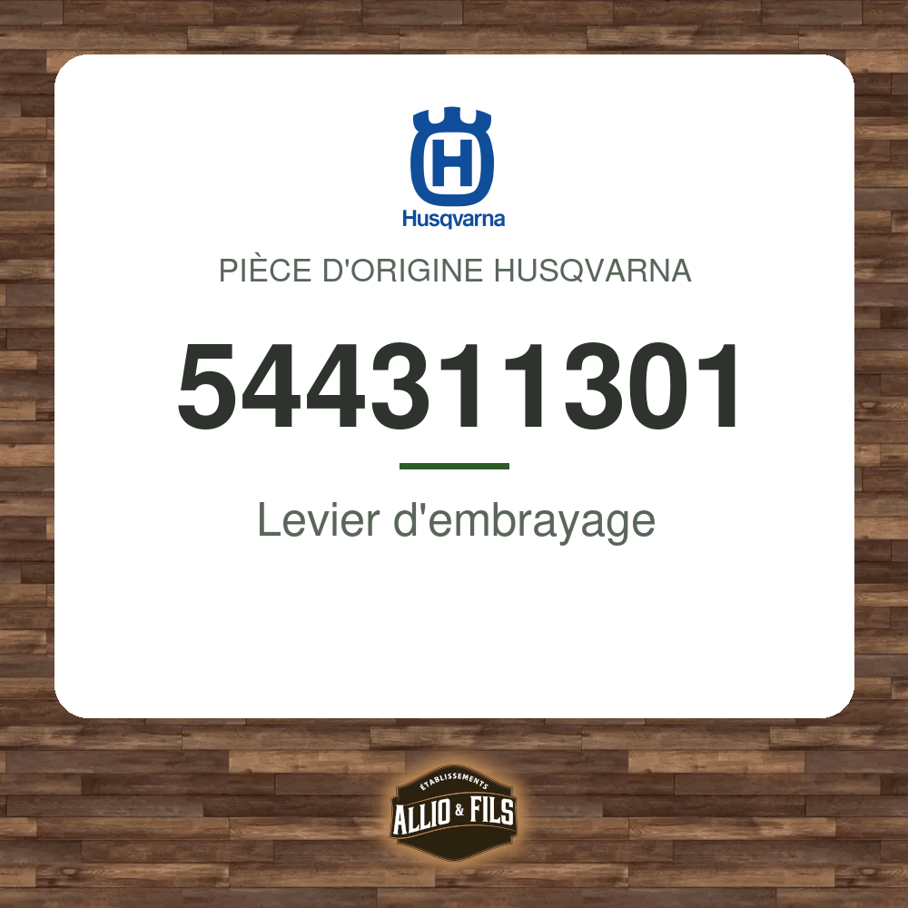 Levier d'embrayage - Husqvarna 544311301