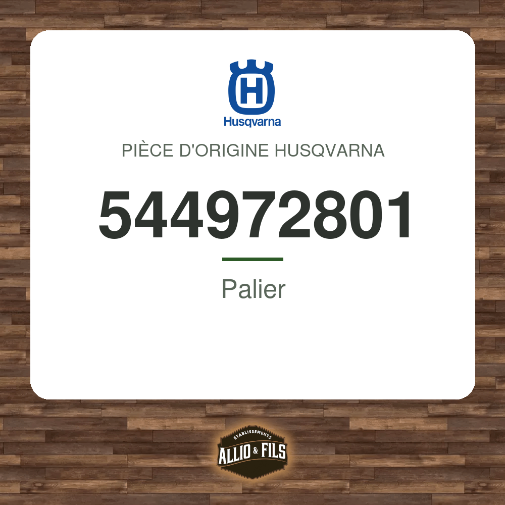 Palier - Husqvarna 544972801