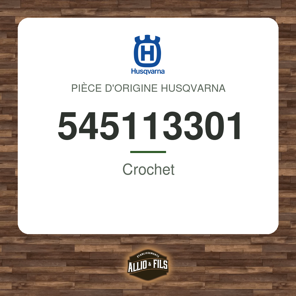 Crochet - Husqvarna 545113301