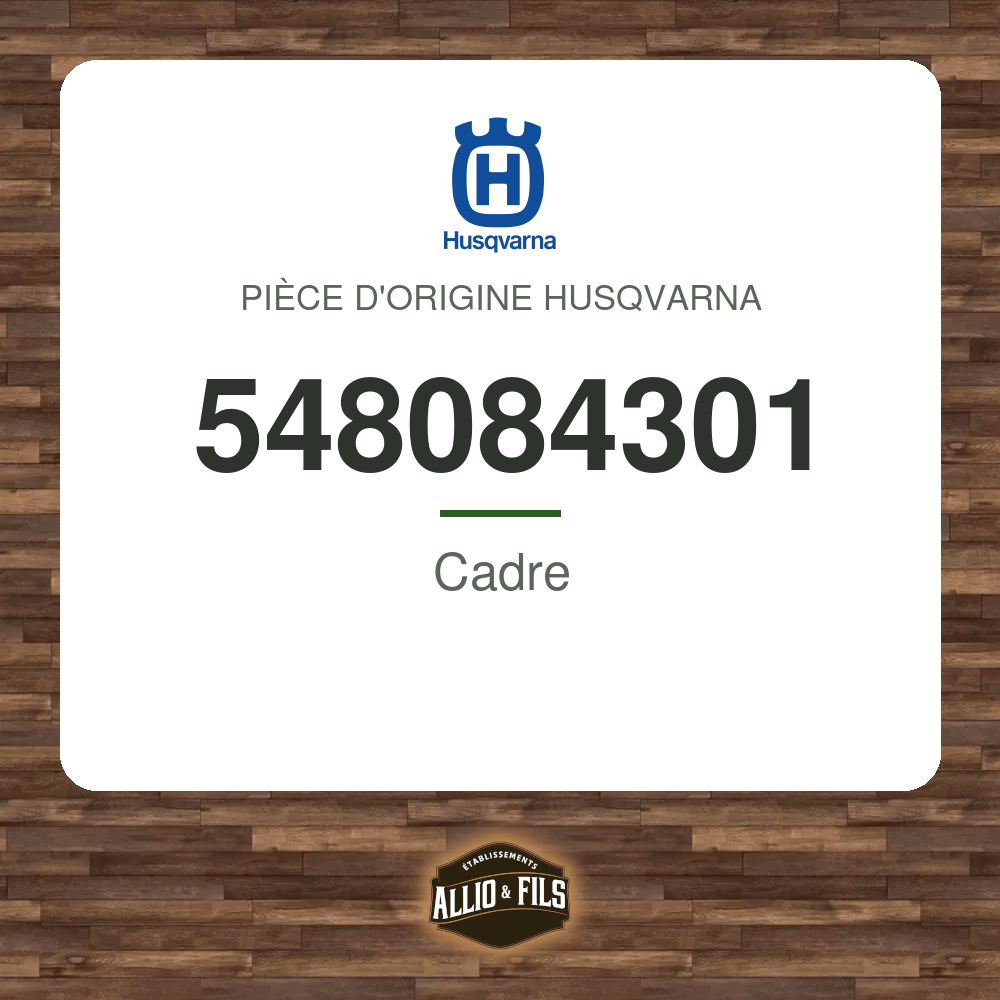 Cadre - Husqvarna 548084301