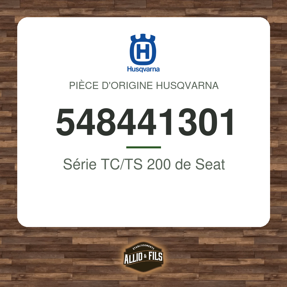 Série TC/TS 200 de Seat - Husqvarna 548441301