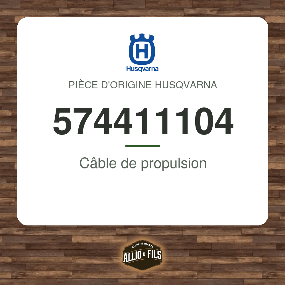 Câble de propulsion - Husqvarna 574411104