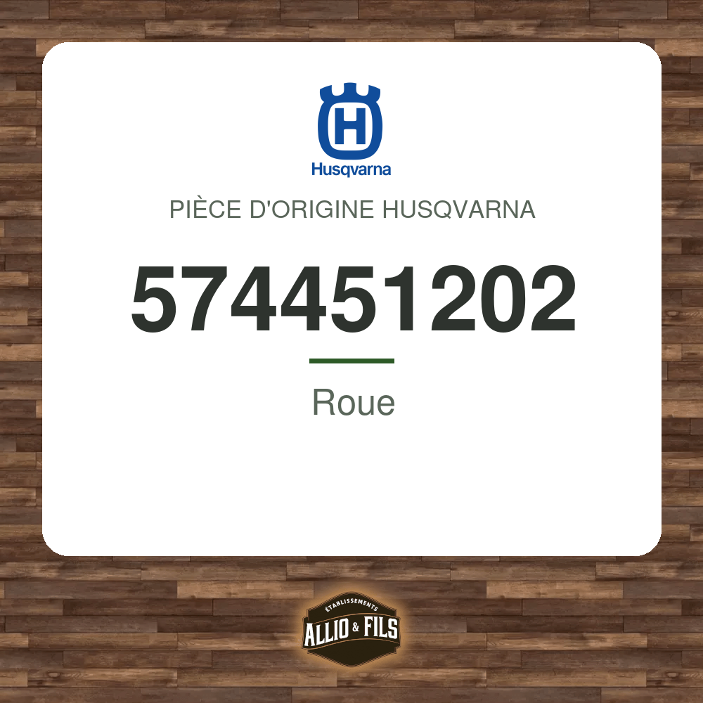 Roue - Husqvarna 574451202