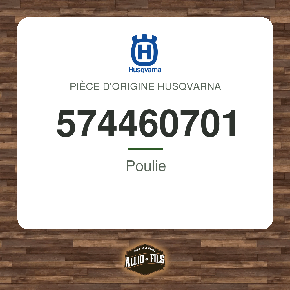 Poulie - Husqvarna 574460701