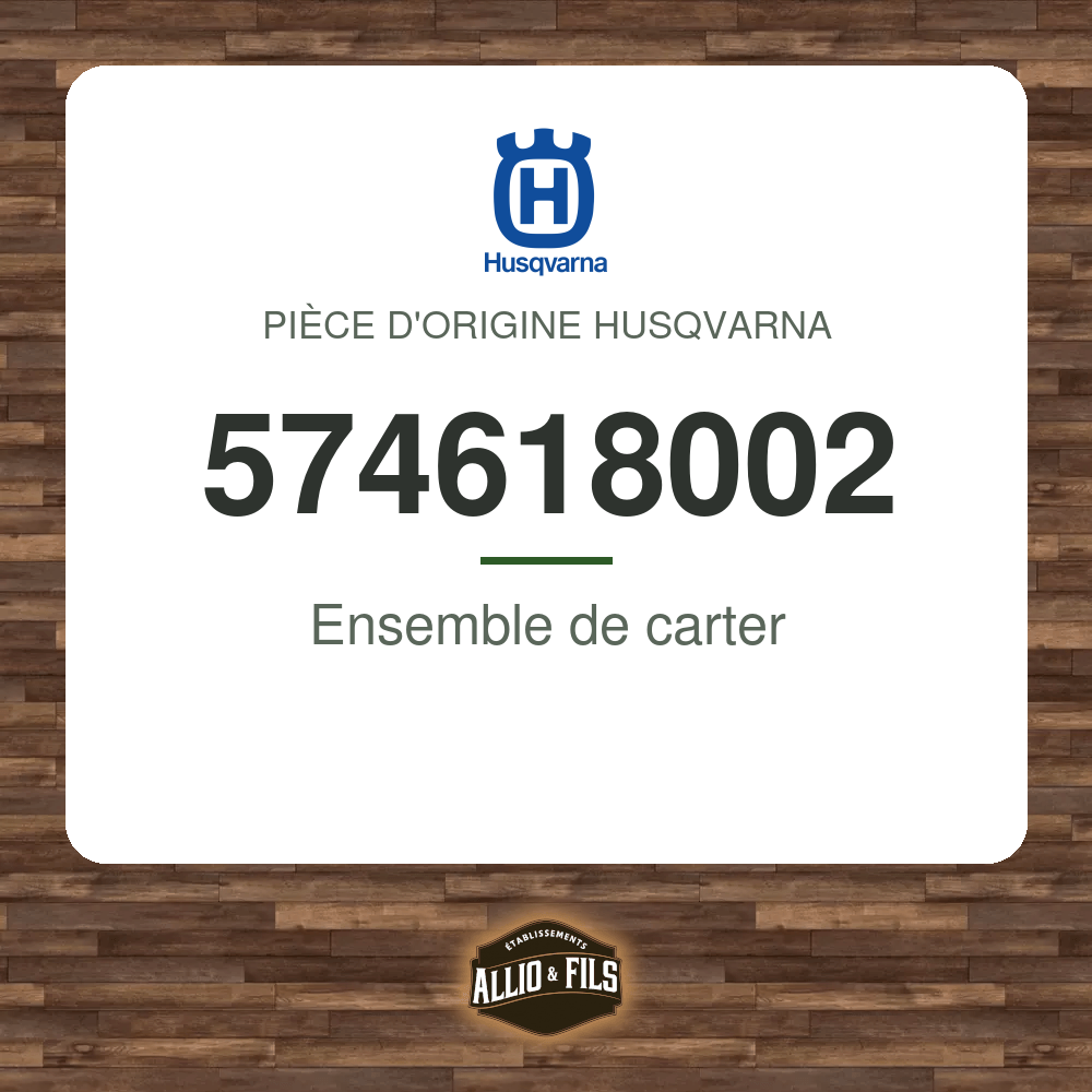 Ensemble de carter - Husqvarna 574618002