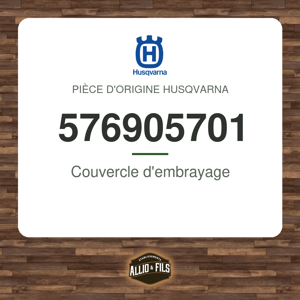 Couvercle d'embrayage - Husqvarna 576905701