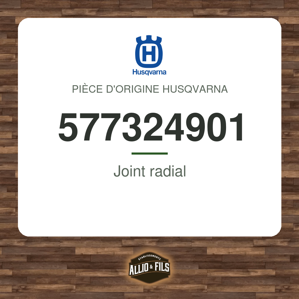 Joint radial - Husqvarna 577324901