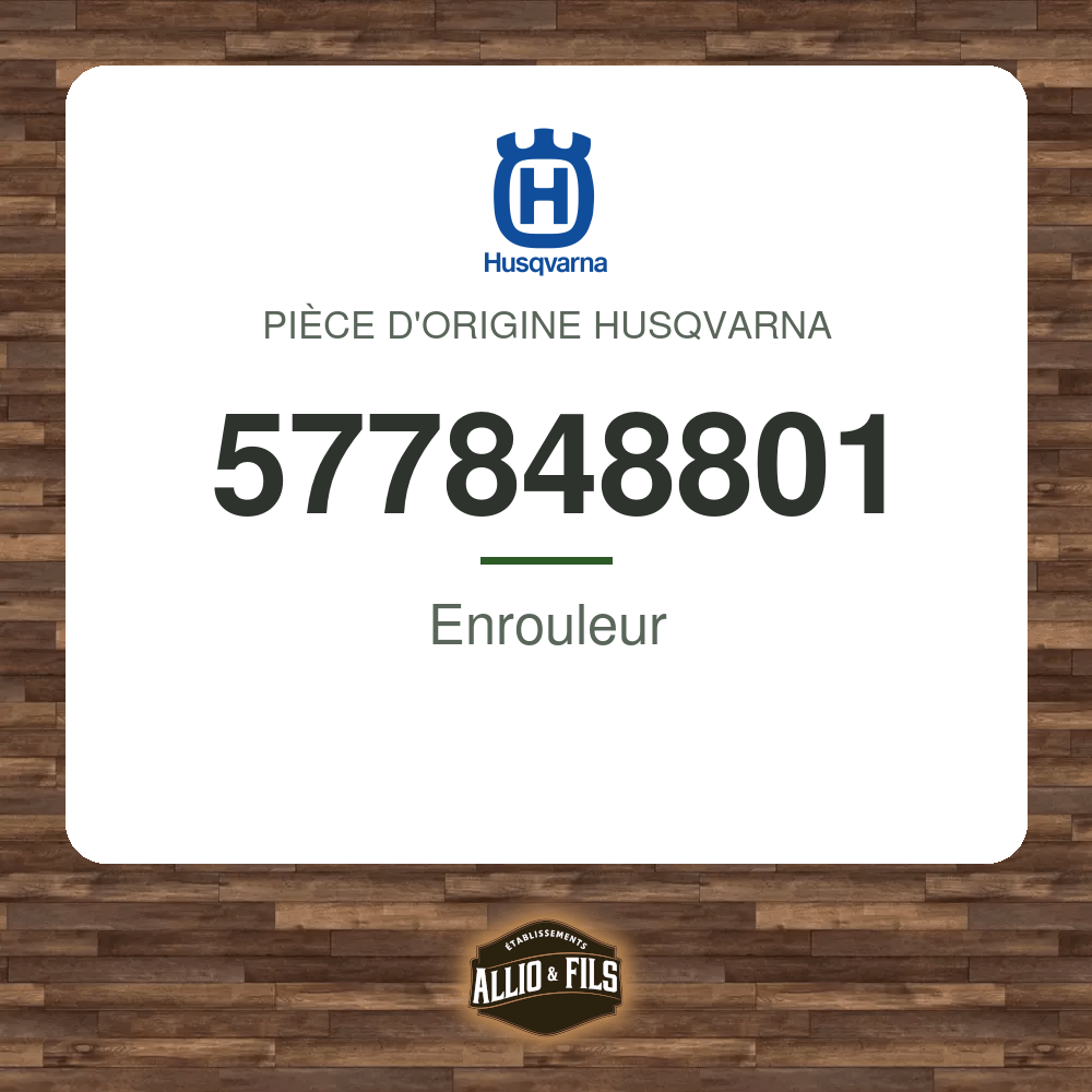 Enrouleur - Husqvarna 577848801