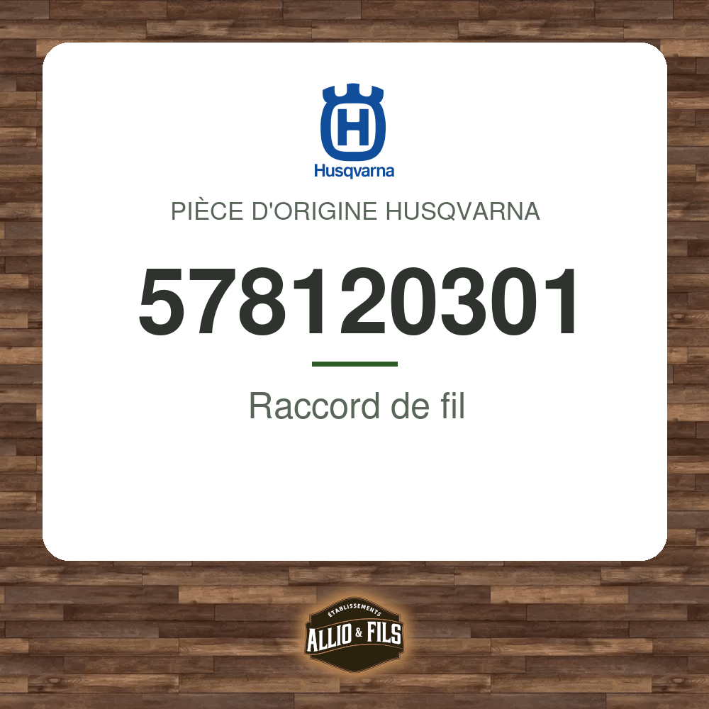 Raccord de fil - Husqvarna 578120301