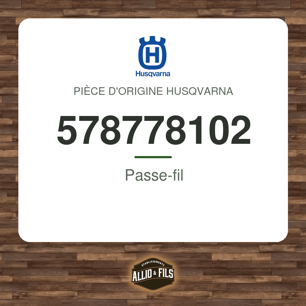 Passe-fil - Husqvarna 578778102