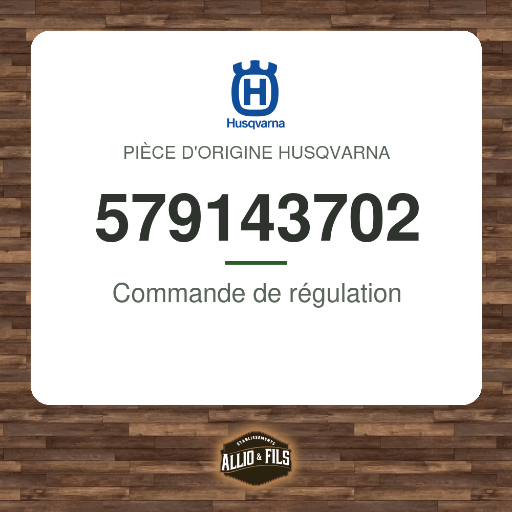 Commande de régulation - Husqvarna 579143702