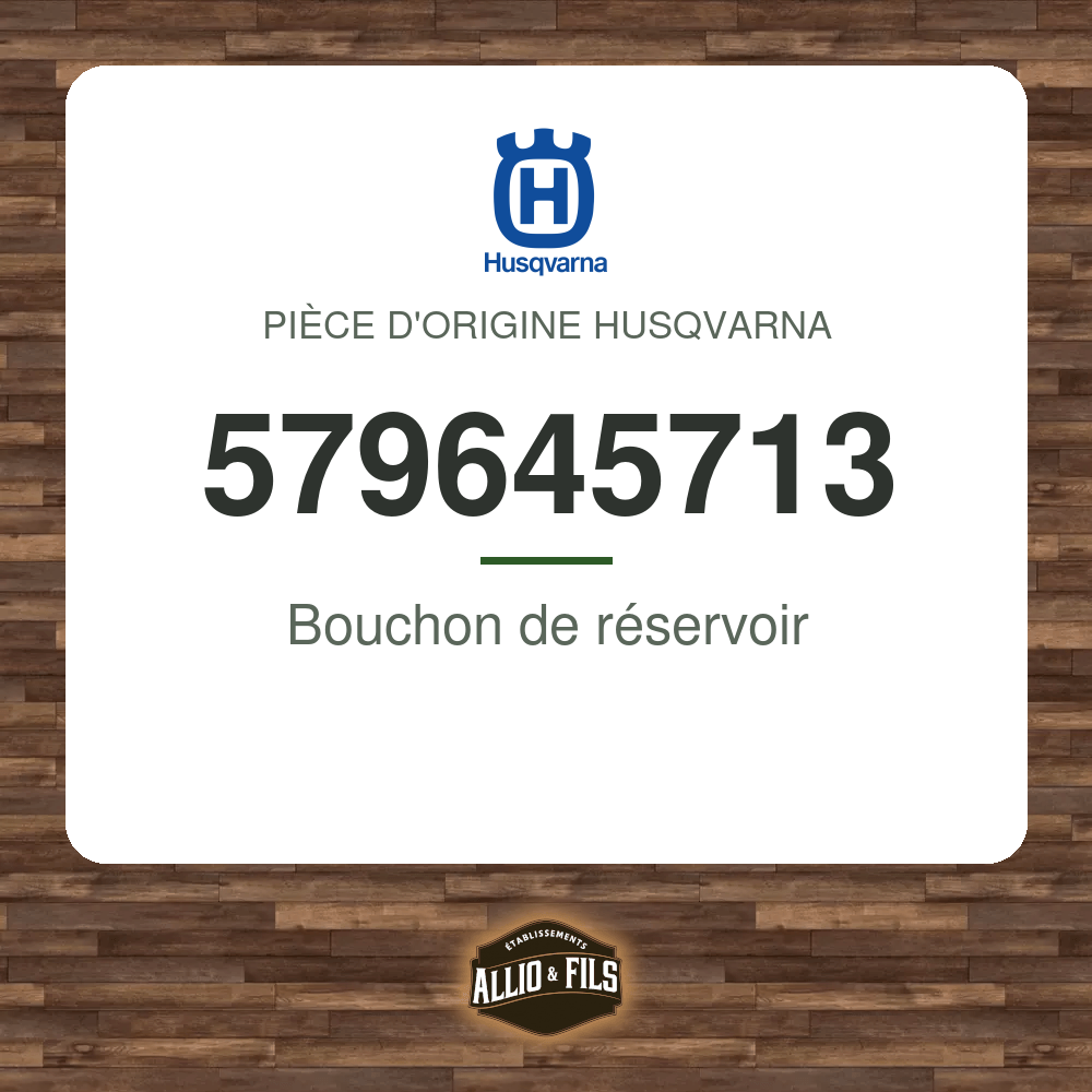 Bouchon de réservoir - Husqvarna 579645713