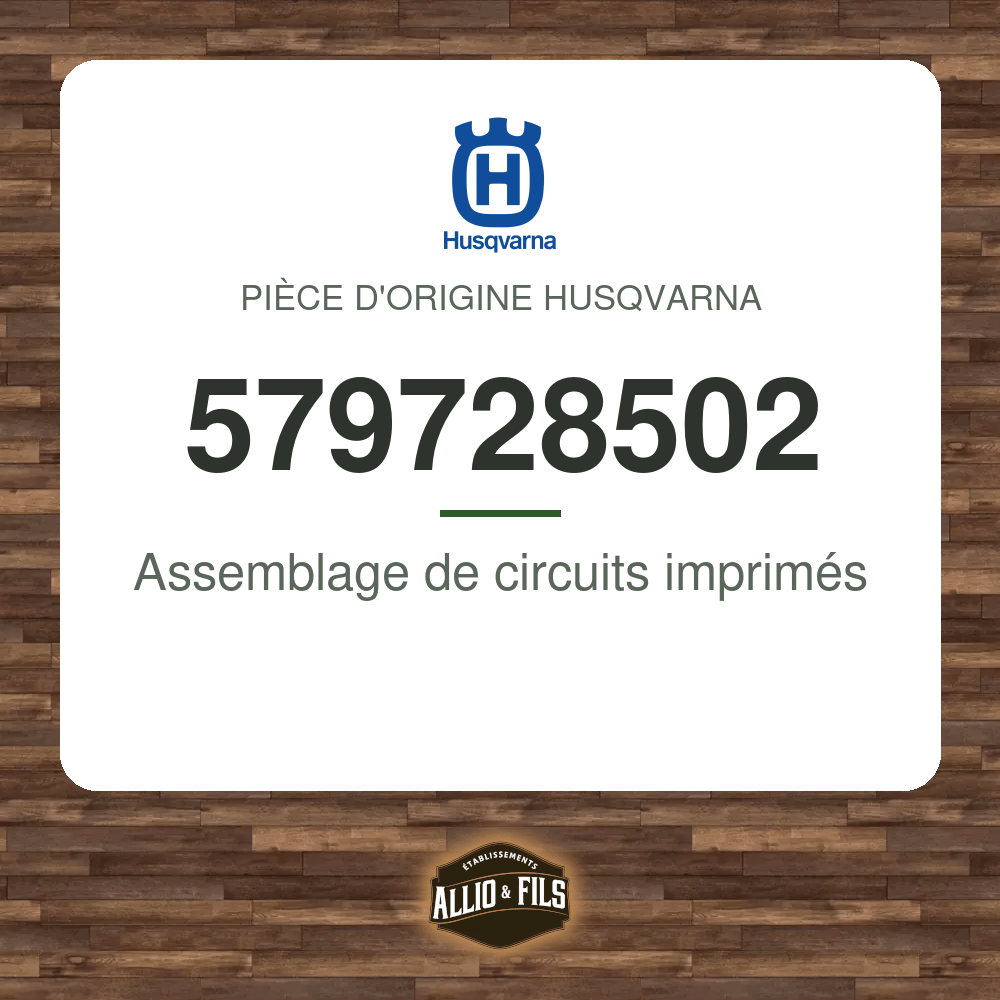 Assemblage de circuits imprimés - Husqvarna 579728502