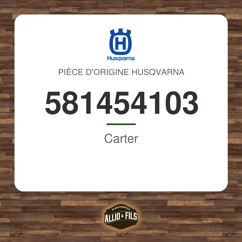 Carter - Husqvarna 581454103