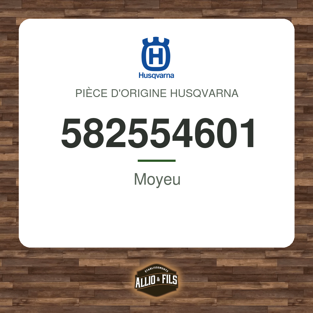 Moyeu - Husqvarna 582554601