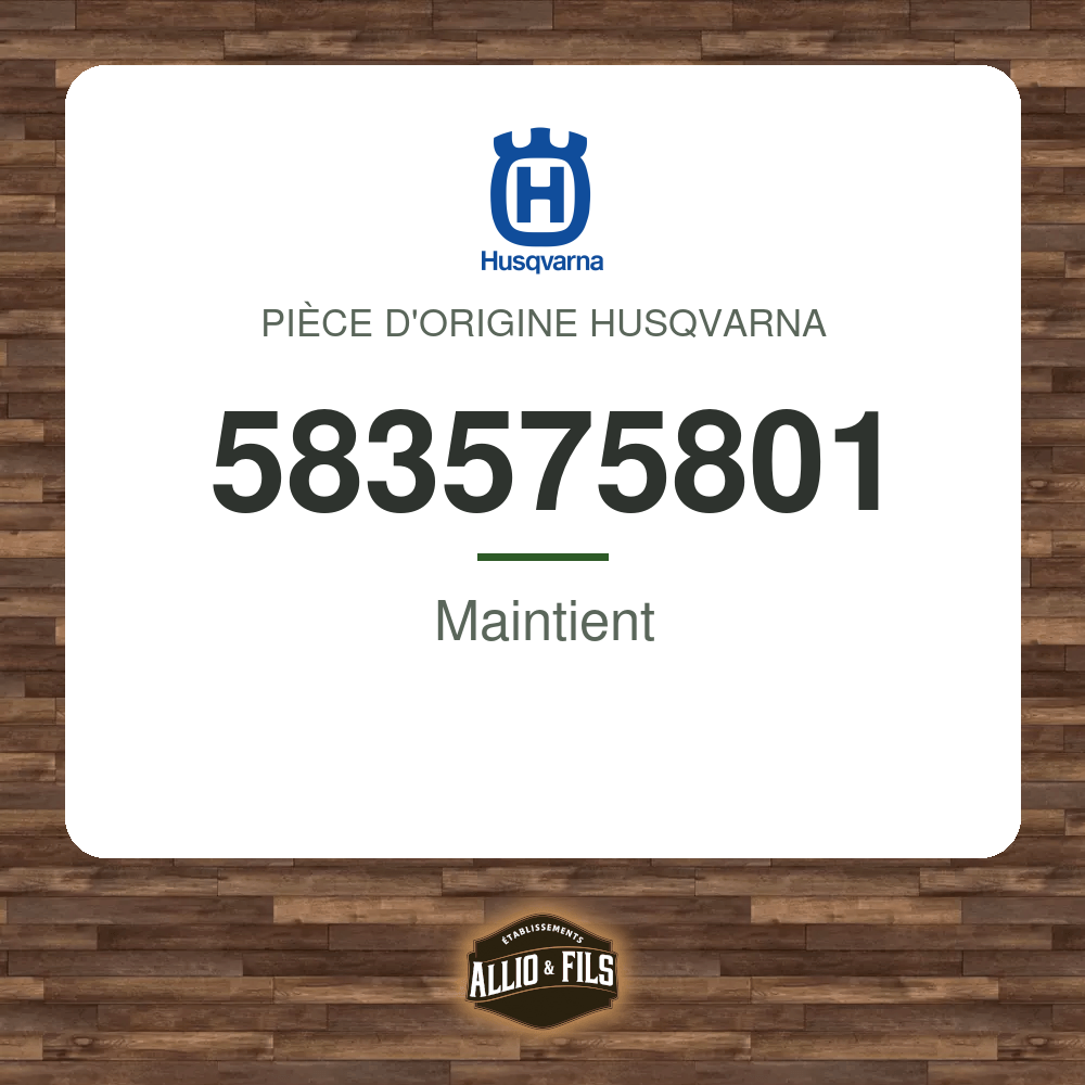 Maintient - Husqvarna 583575801