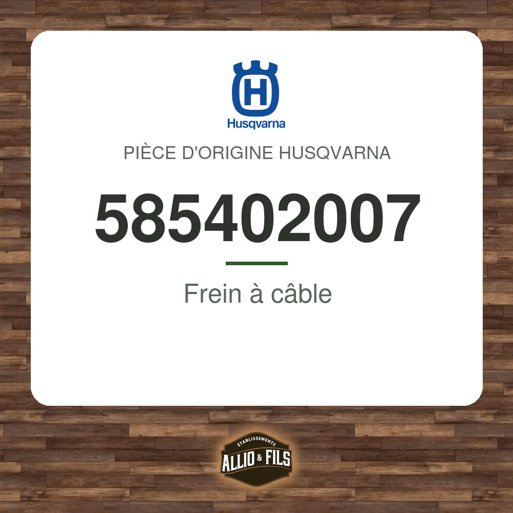 Frein à câble - Husqvarna 585402007