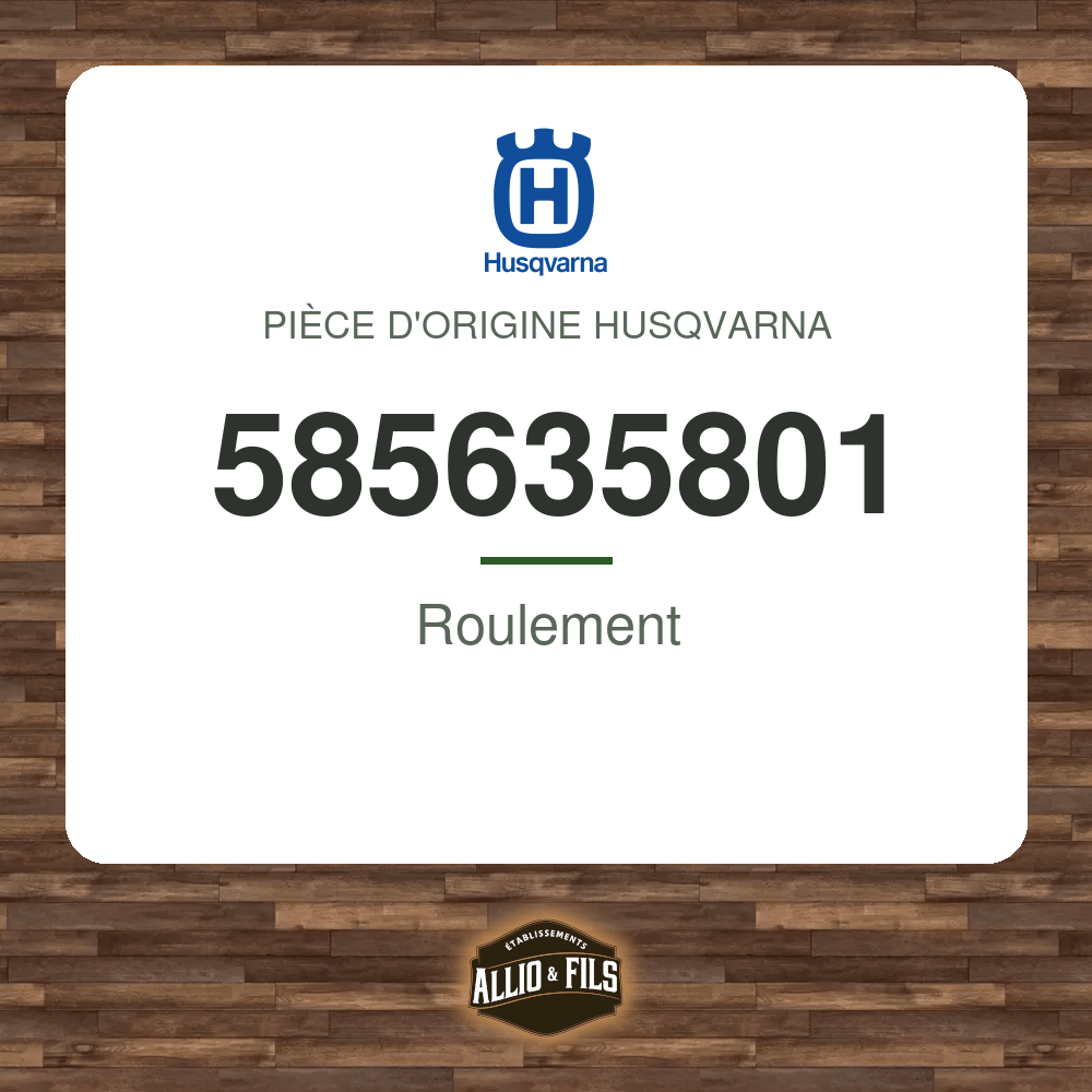 Roulement - Husqvarna 585635801
