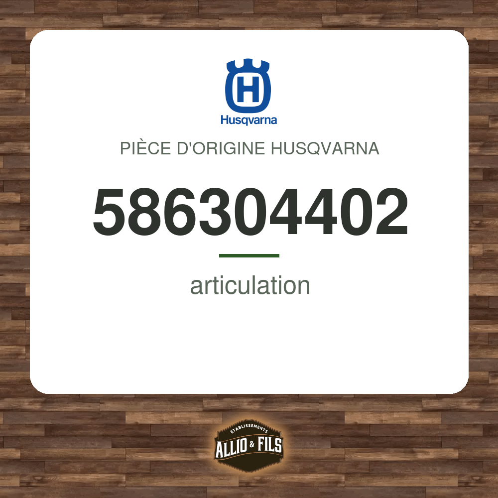 articulation - Husqvarna 586304402