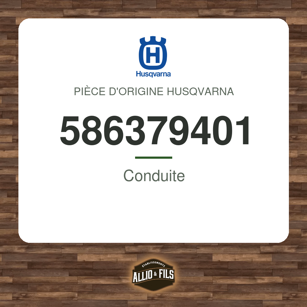 Conduite - Husqvarna 586379401