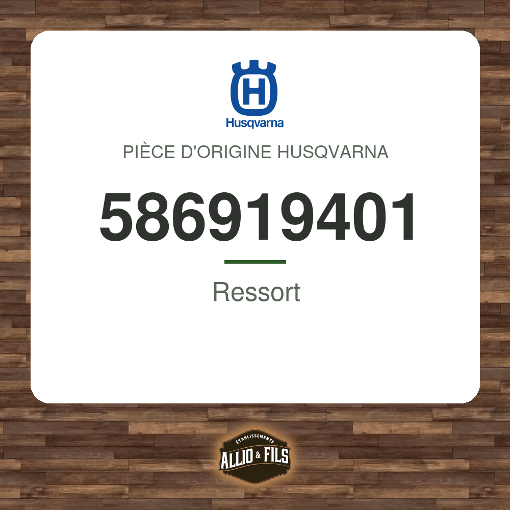 Ressort - Husqvarna 586919401