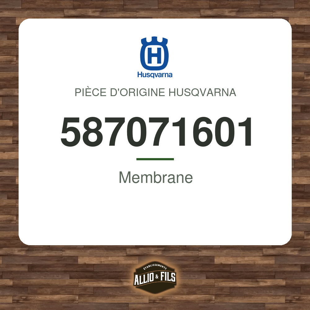 Membrane - Husqvarna 587071601