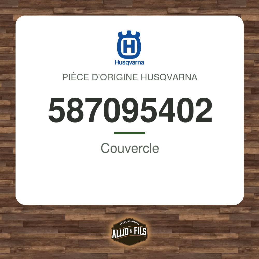 Couvercle - Husqvarna 587095402