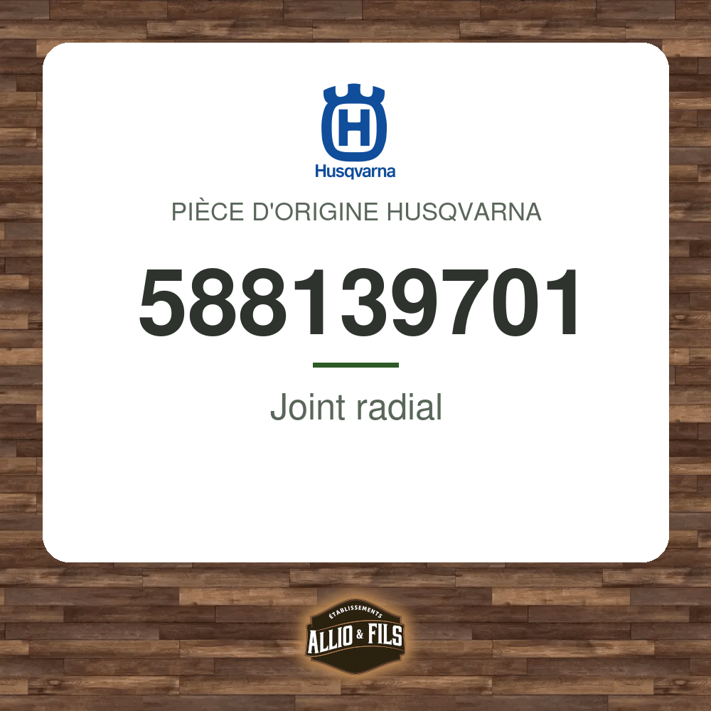 Joint radial - Husqvarna 588139701