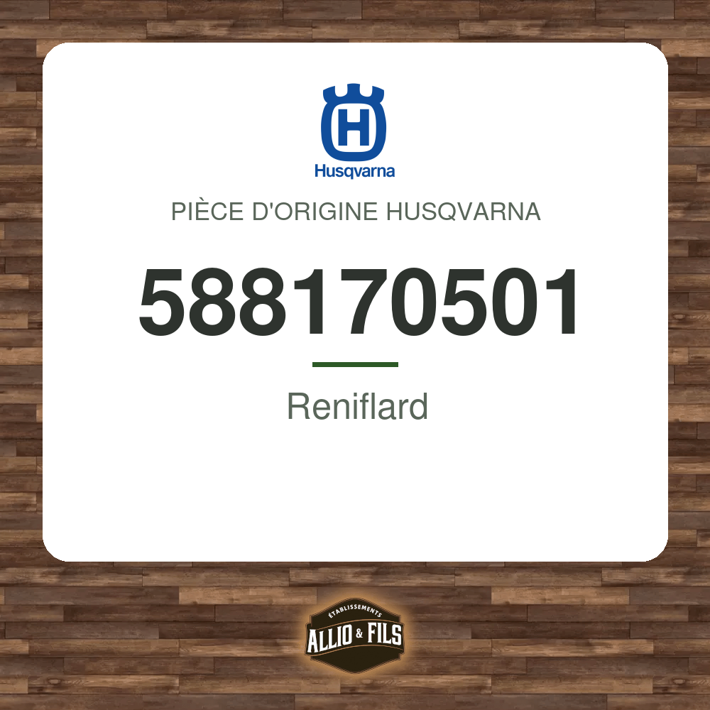 Reniflard - Husqvarna 588170501