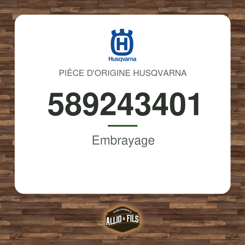 Embrayage - Husqvarna 589243401