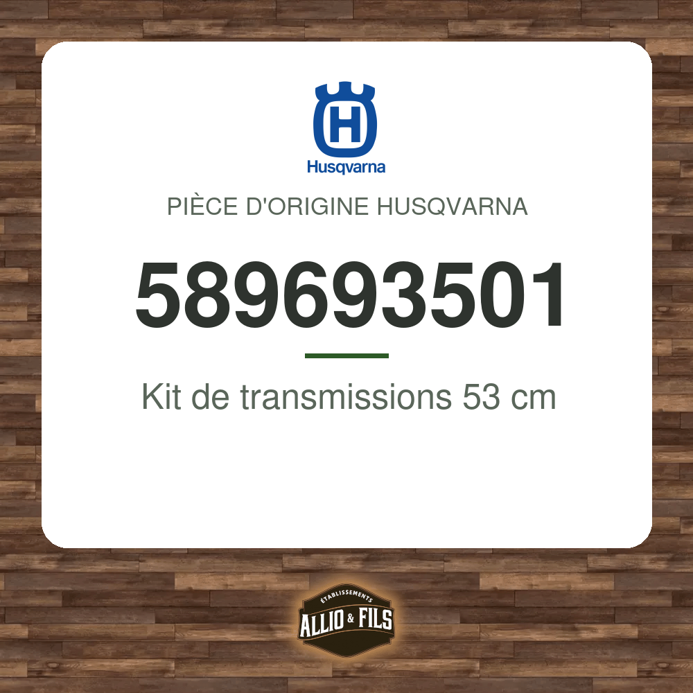 Kit de transmissions 53 cm - Husqvarna 589693501