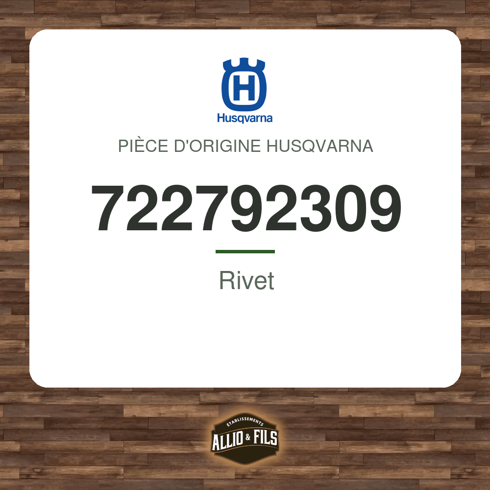 Rivet - Husqvarna 722792309