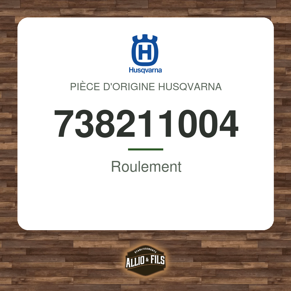 Roulement - Husqvarna 738211004