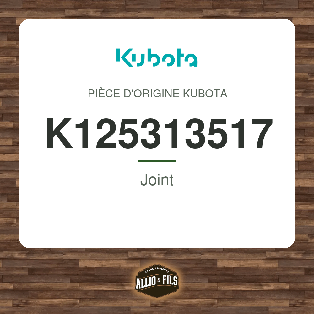 Joint - Kubota K125313517