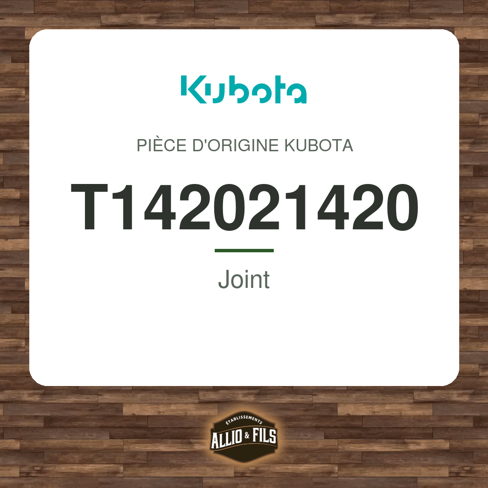 Joint - Kubota T142021420