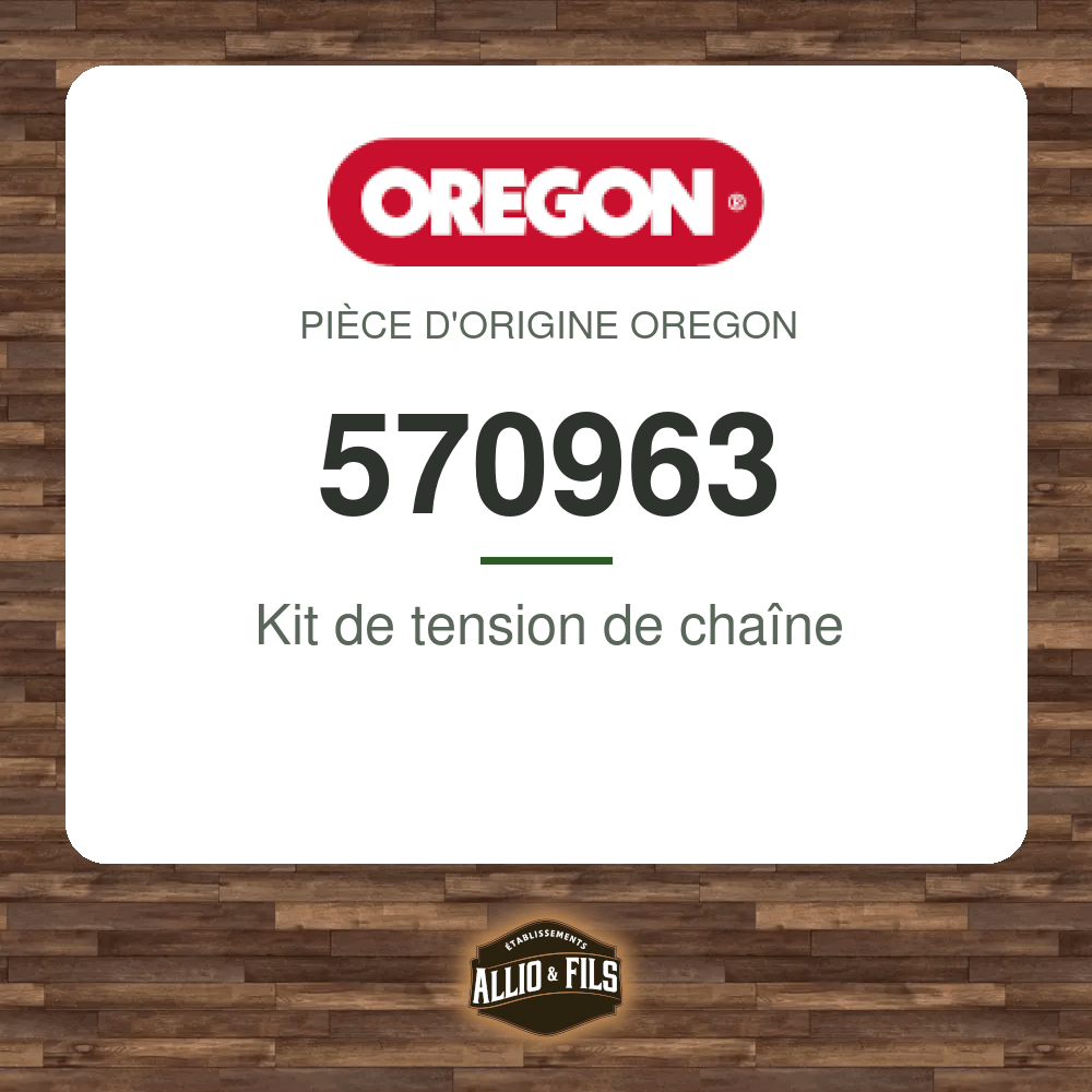 Kit de tension de chaîne - Oregon 570963